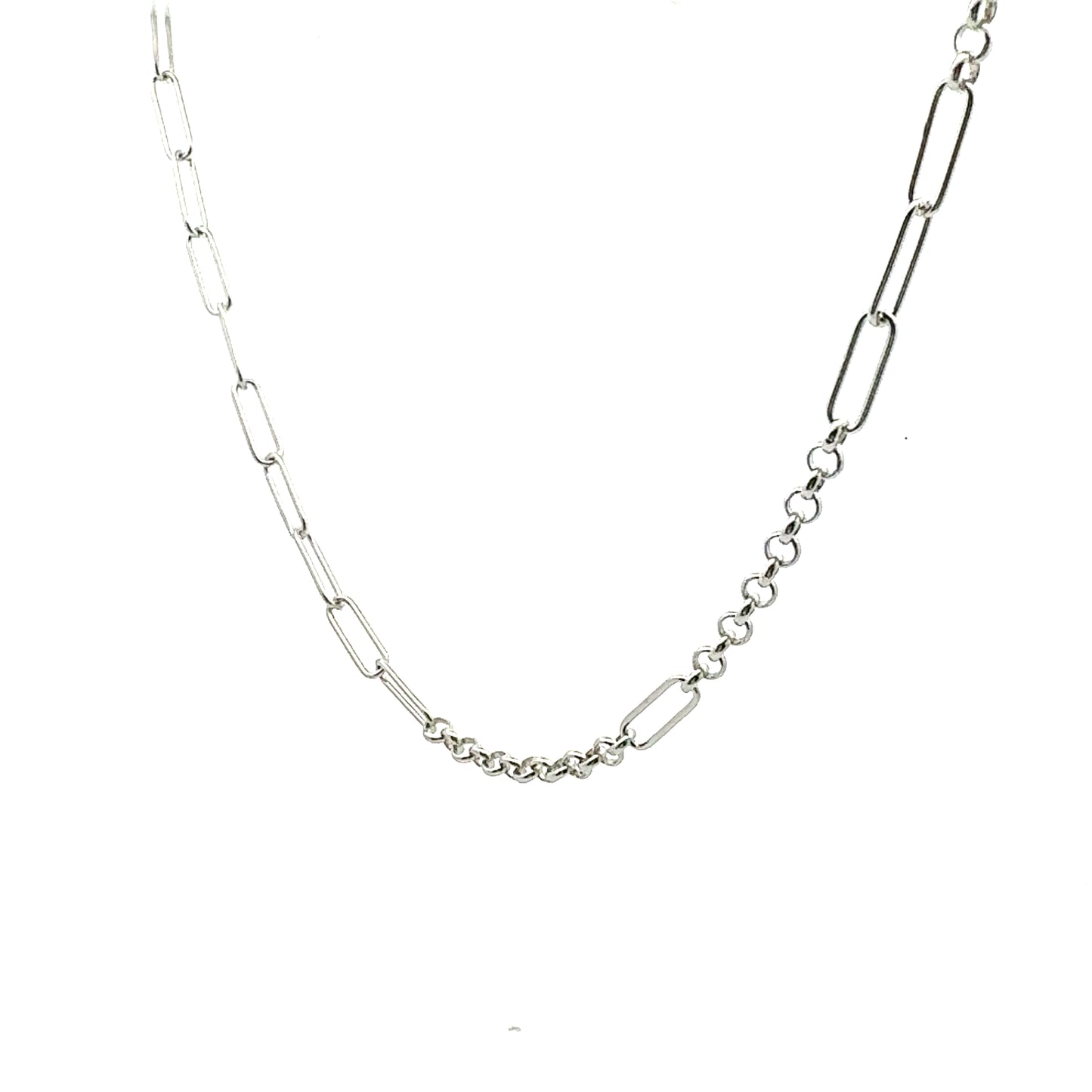 Clips x Belcher Necklace In Sliver