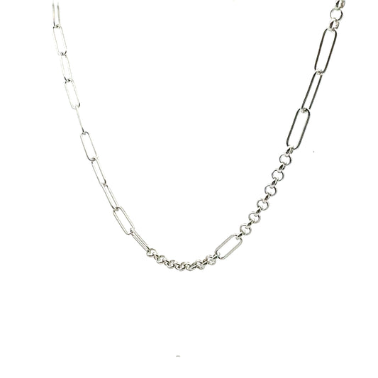 Clips x Belcher Necklace In Sliver