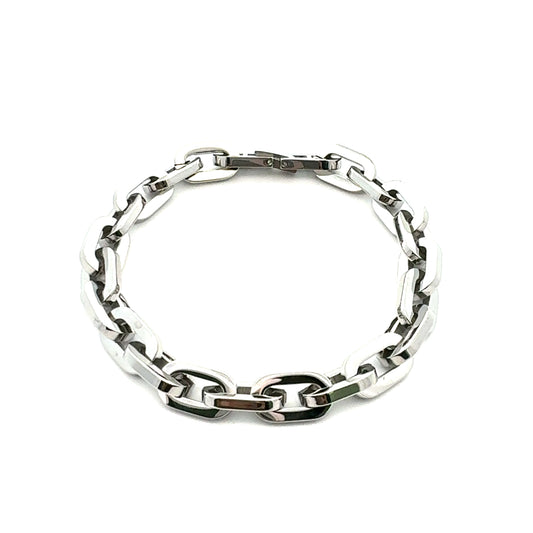 Clint Thin Bracelet In Sliver