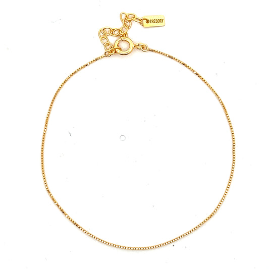 Fine Box Bracelet In Gold