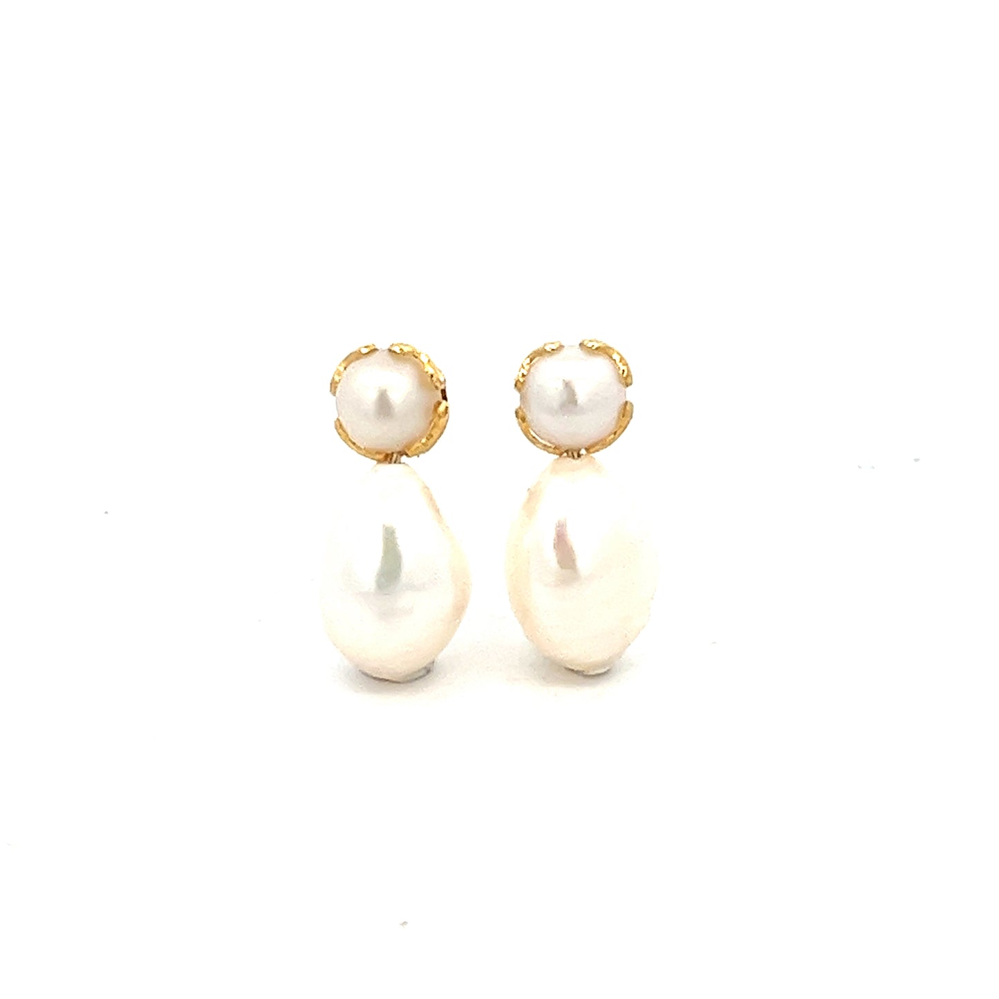 Pearl X Pearl Earring