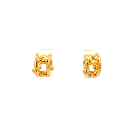 Chaine Earrings In Gold