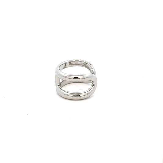 T Grande Ring In Sliver