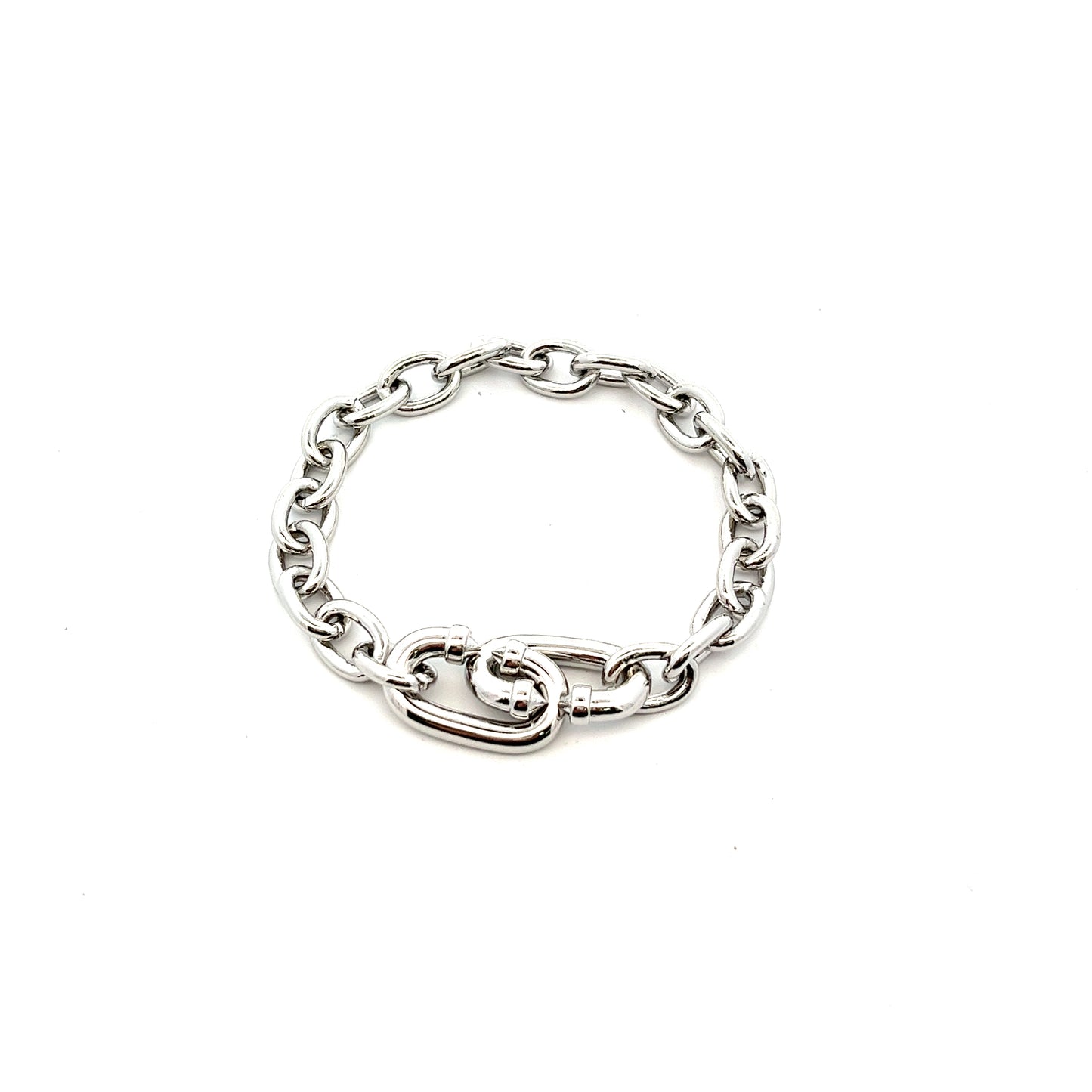 King Bracelet In Sliver
