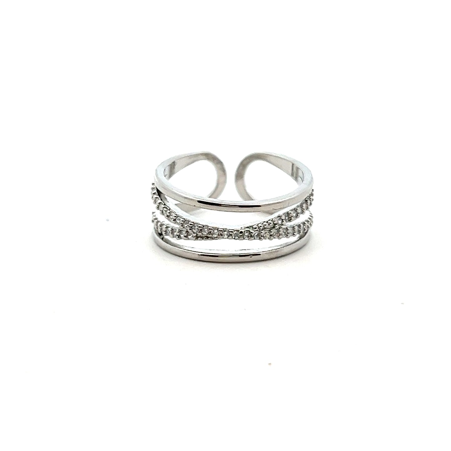 CC Diamante Ring In Sliver