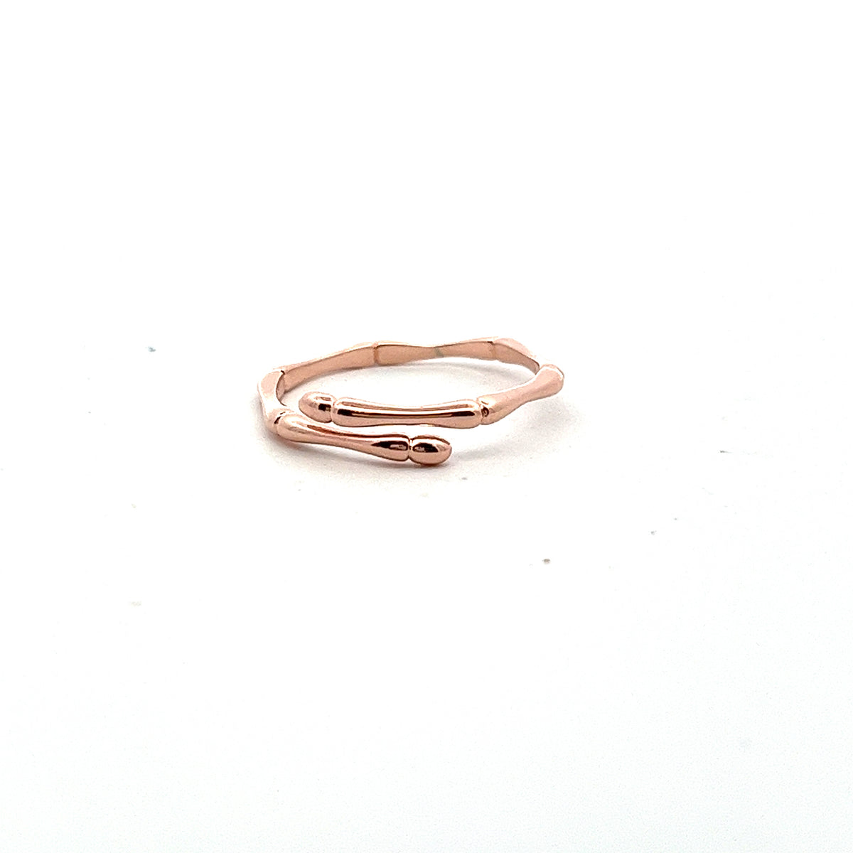 Carrie Lap Ring In Rose Gold
