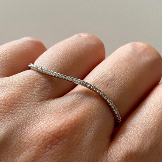 Claire Double Ring In Gold