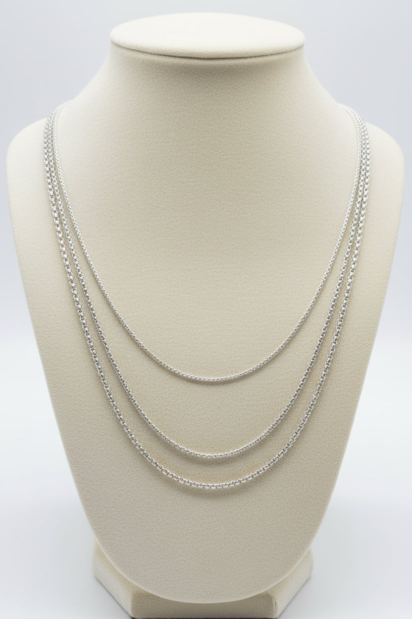 Venetian Chain Silver 2.5mm