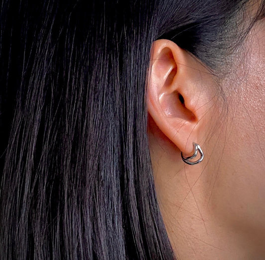 Klas Earrings In Sliver