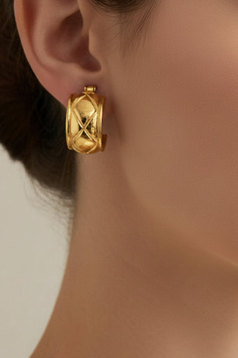 Em Grande Earrings Gold