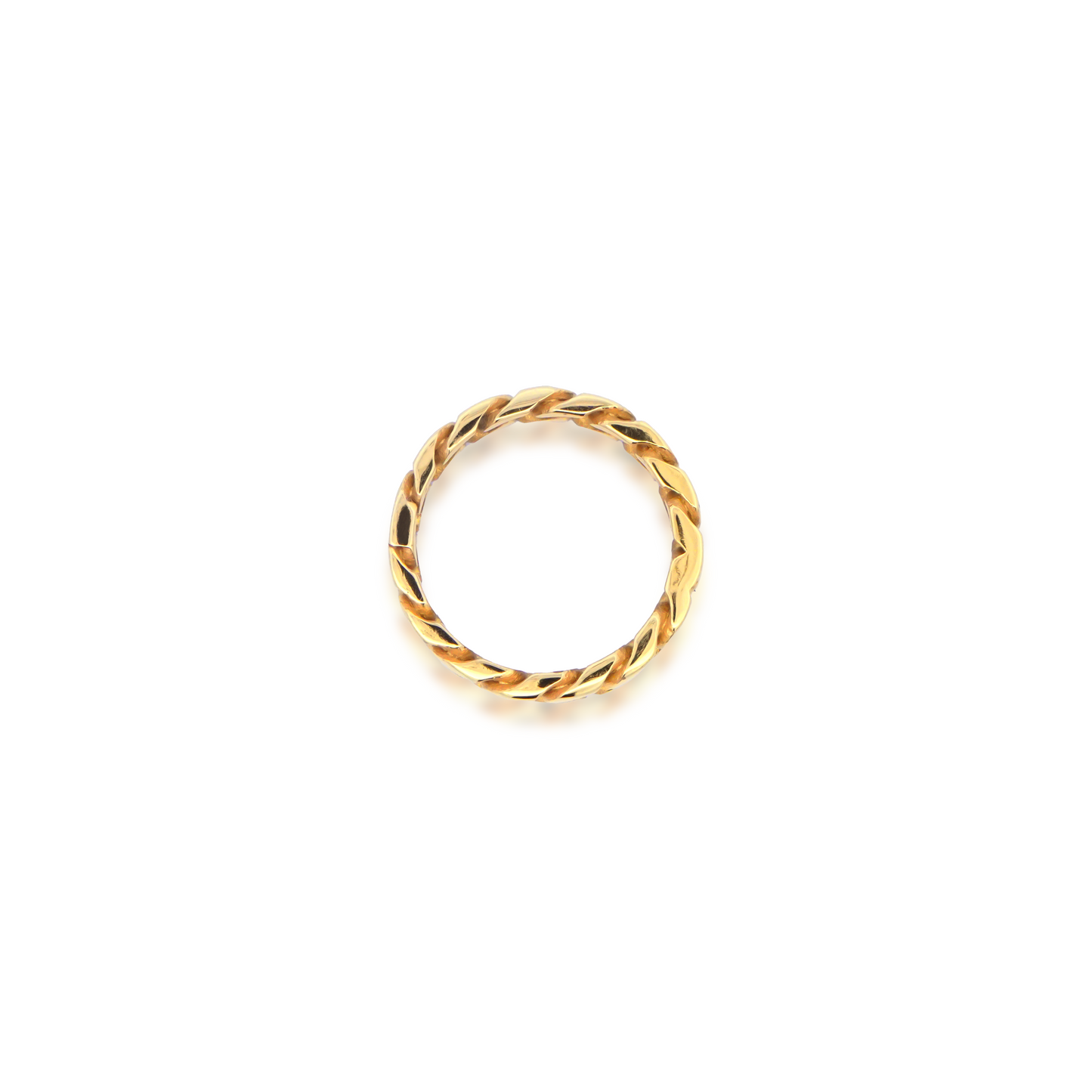 Curb Link Gold Ring
