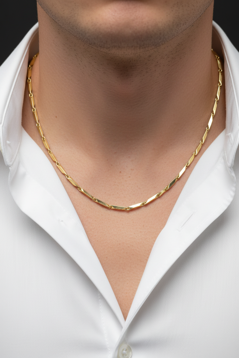 Bar Chain Gold