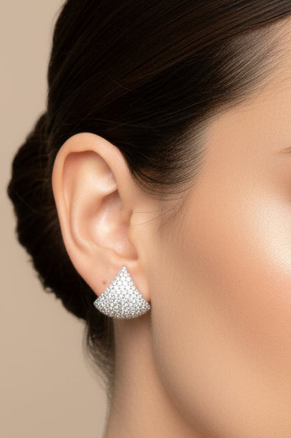 Bian Diamante Earrings Gold