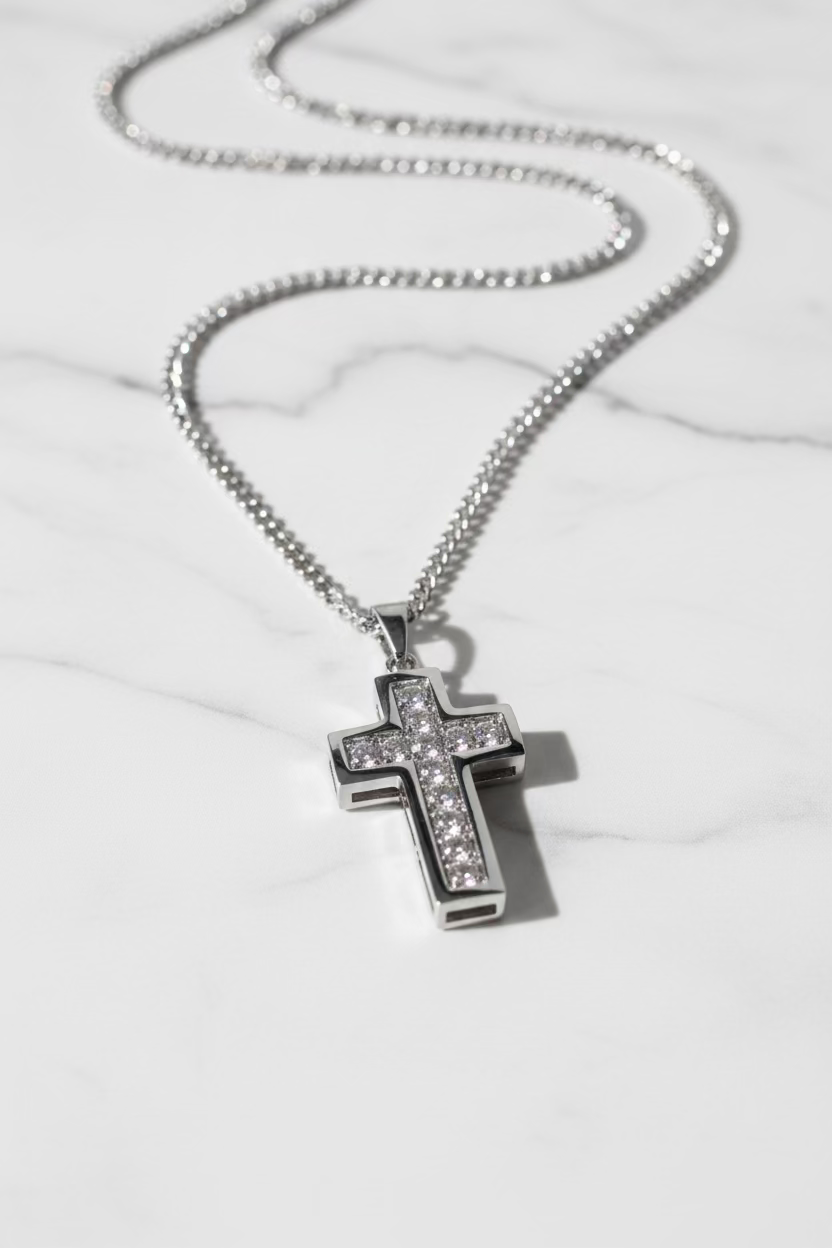 Cross in Cross Necklace