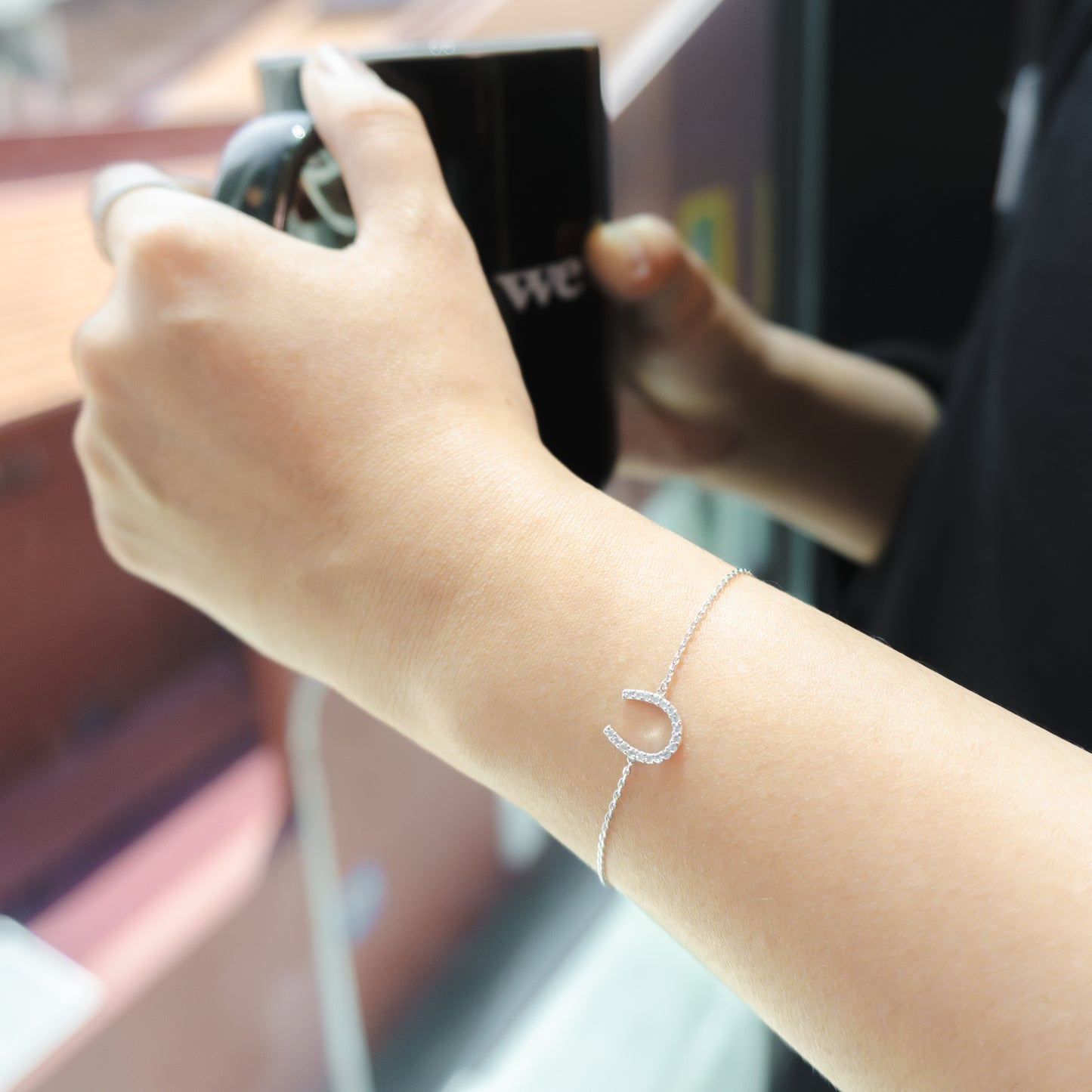 Lucky Horseshoe Bracelet in Silver