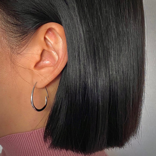 Angeline Earrings in Silver