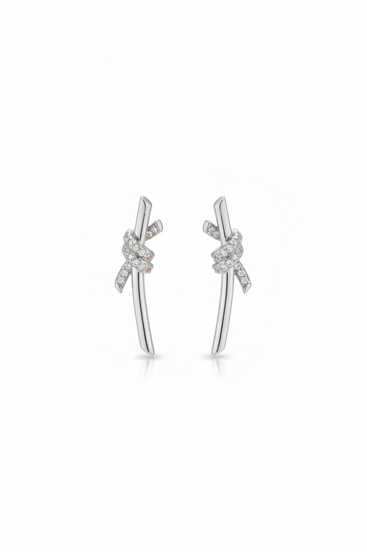 Santos earrings in gold