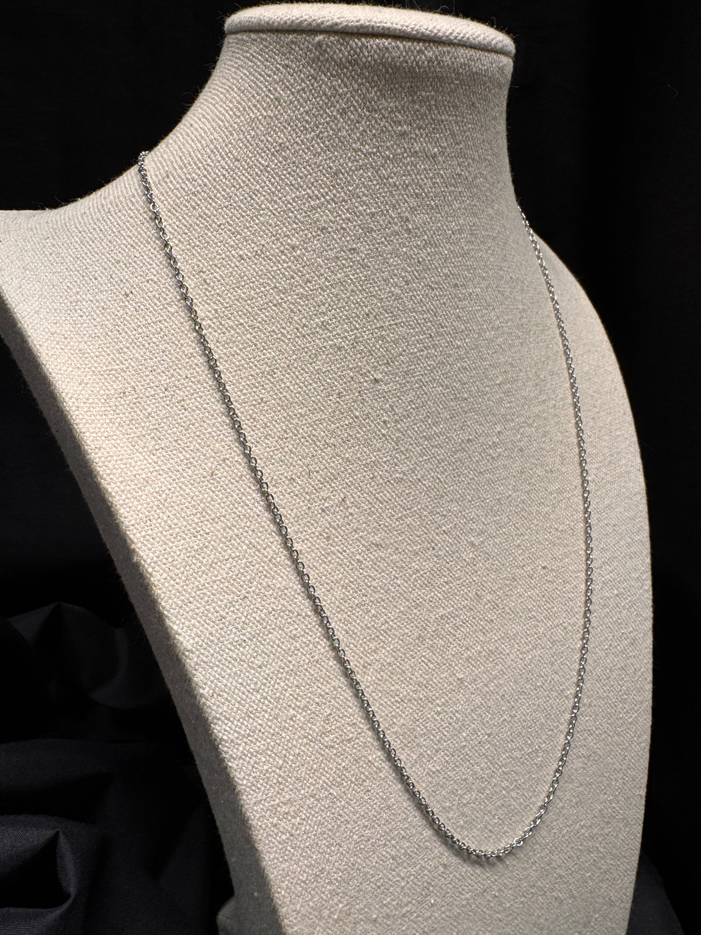 Cable Chain Thin Silver