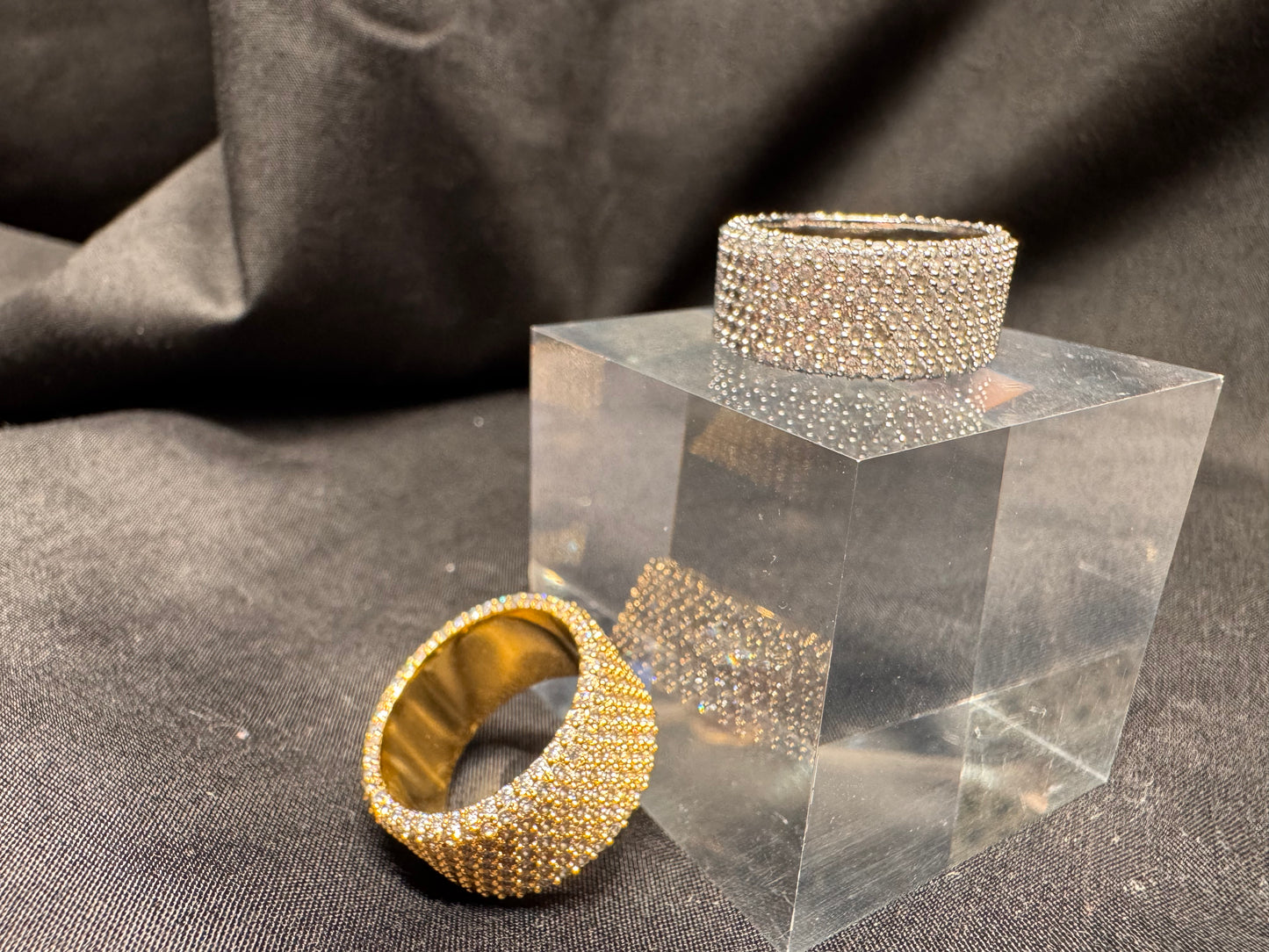 Tita Grande Diamante Ring Silver