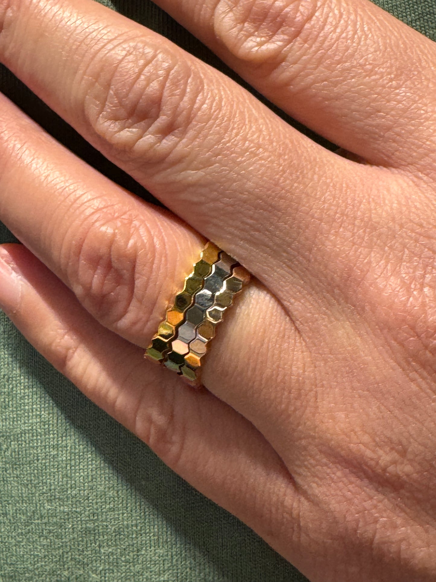 Wave Plain Ring In Gold