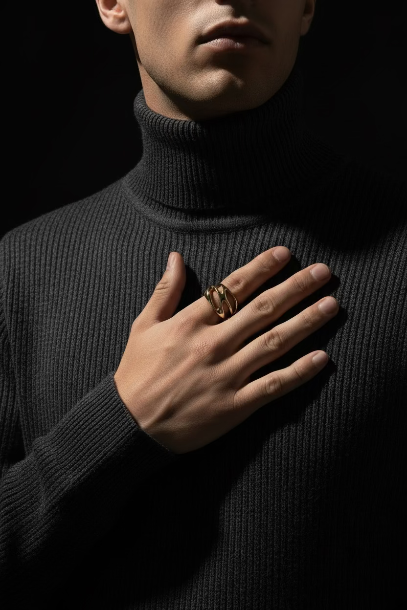 Cradle Ring in Gold