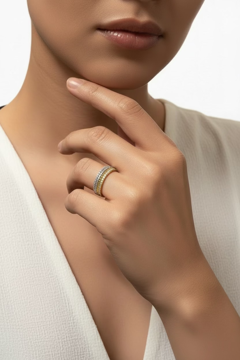 Kelly Ring Thin in Silver