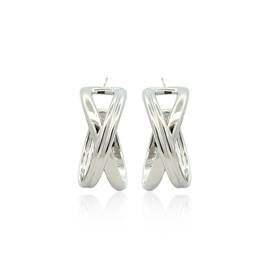 Lopez Earrings in Silver
