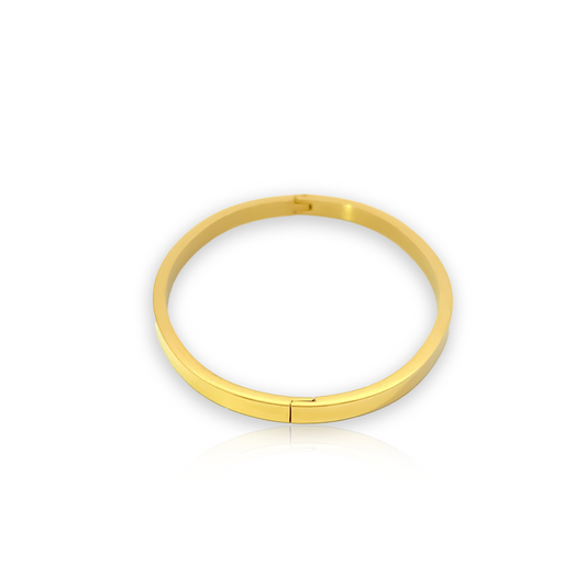 Plain Bangle in Gold