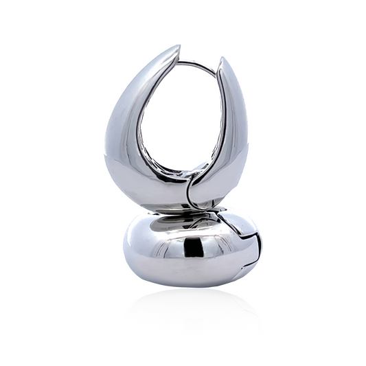Regina Grande Earrings in Silver
