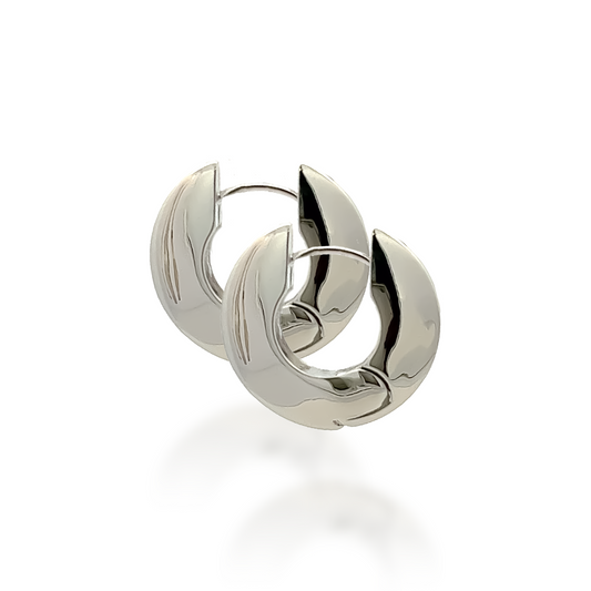 Satur Earrings in Silver