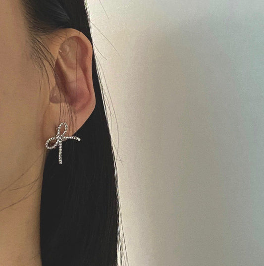 Laurel Tres Earrings In Sliver