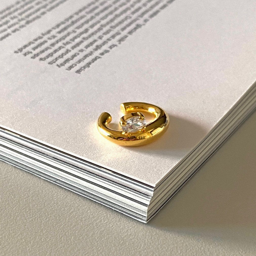 Diamante Cuff in Gold