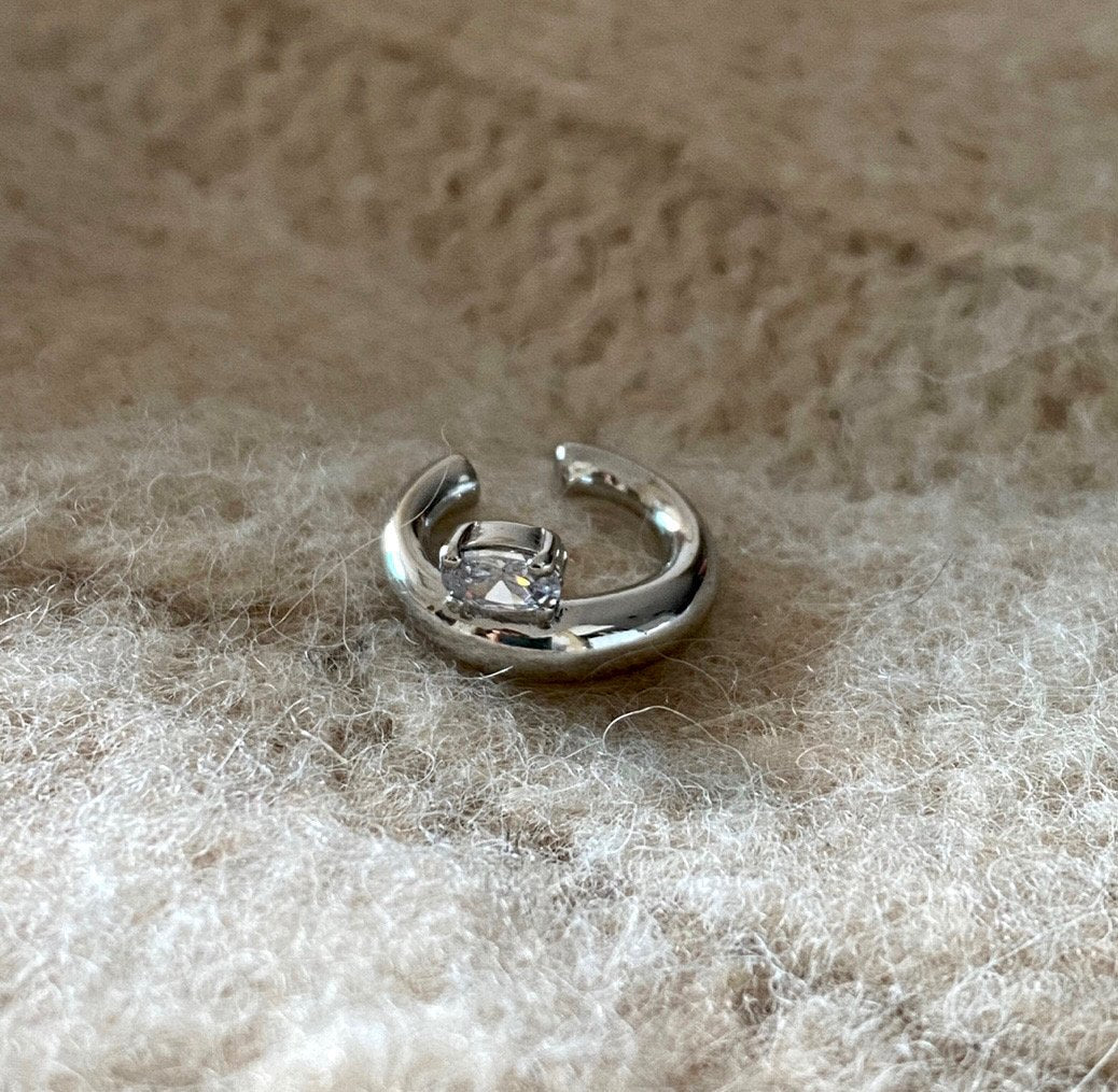 Diamante Cuff in Silver