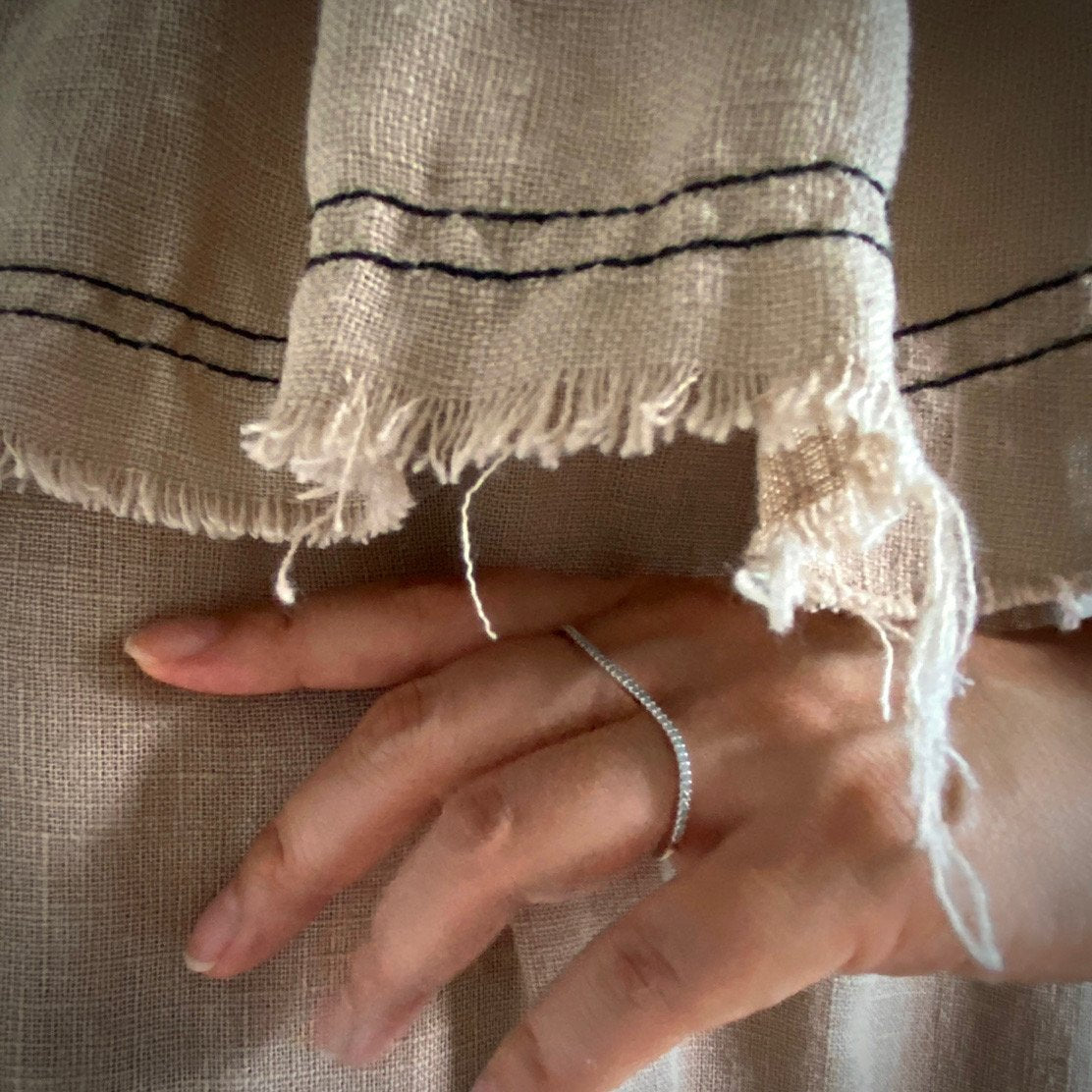 Claire Double Ring silver