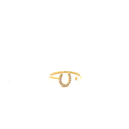 Fine Horse Shoe Ring In Gold