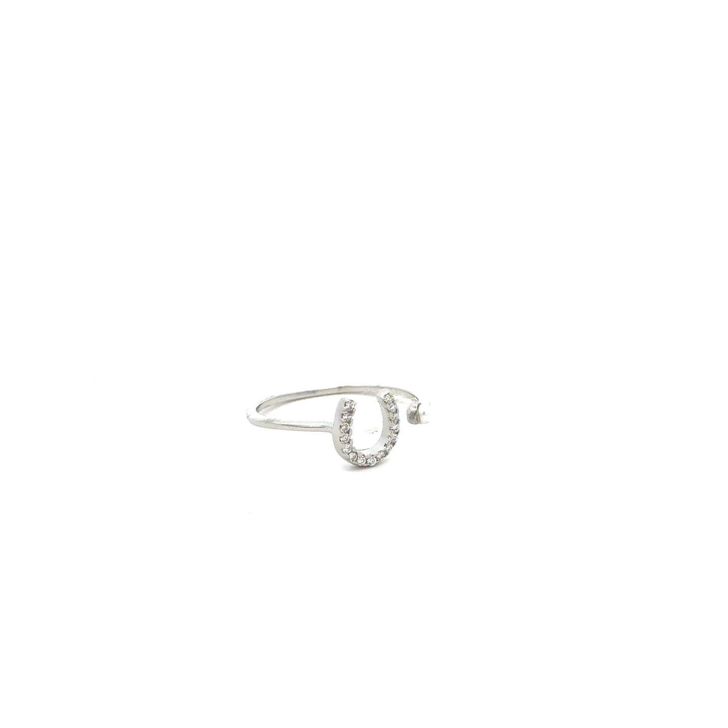 Fine Horse Shoe Ring In Sliver