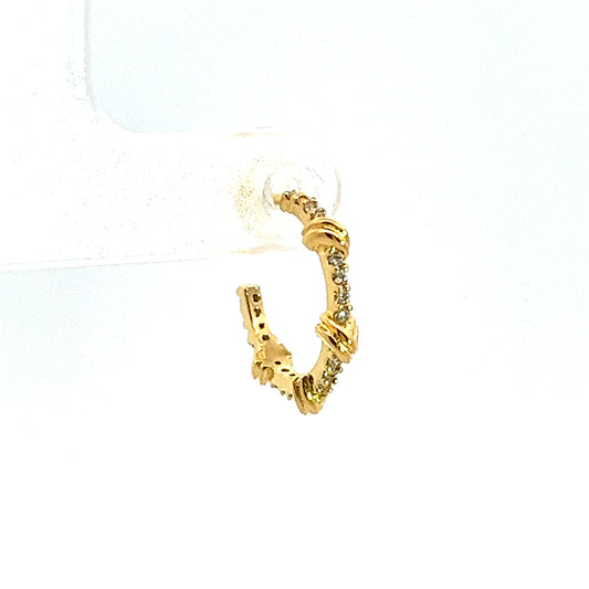 Garland Earrings In Gold