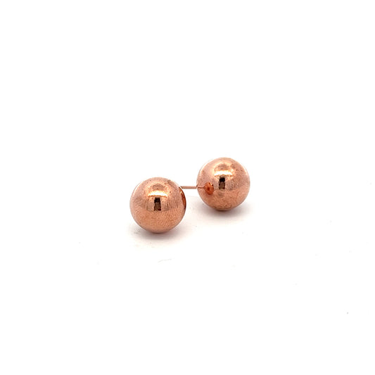 Hudson Stud Earrings in Rose Gold