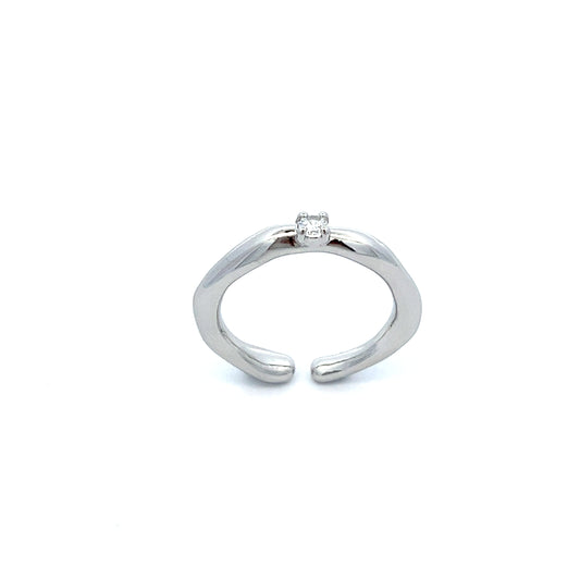 Dea Diamante Ring in Silver