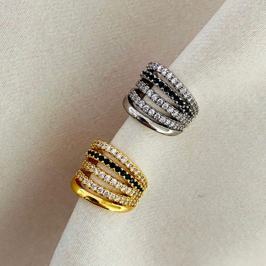 Marie Dos Cuff in Silver