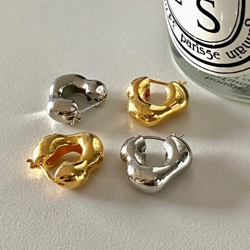 Moss Earrings in Gold