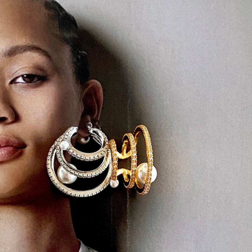 Claire Cuff in Silver