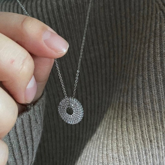 I Want To Disco Onyx Necklace in Silver