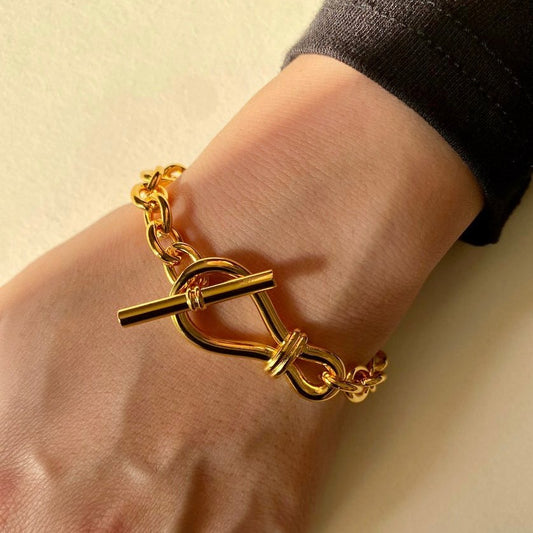 Kimberly Chaine Bracelet in Gold