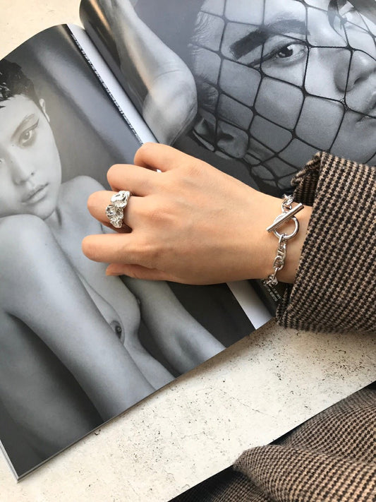 Tempo Grande Ring in Silver