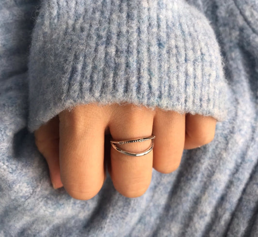 Jasmine Dos Ring in Silver