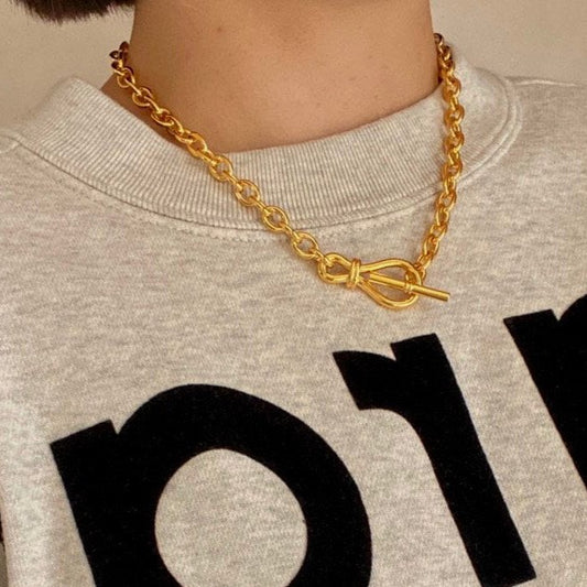 Kimberly Chaine Necklace in Gold