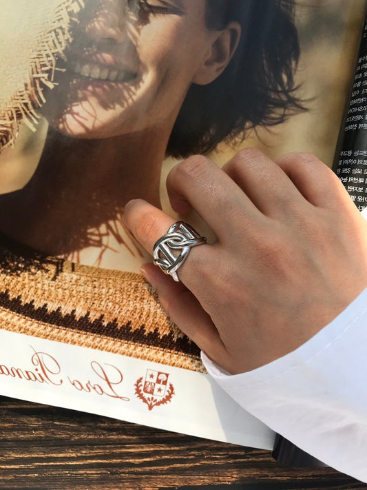 Jessie Grande Ring in Silver