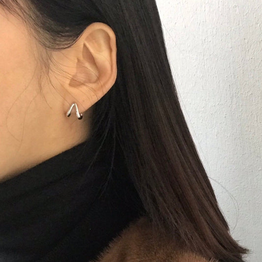 Claire Tres Earrings in Silver