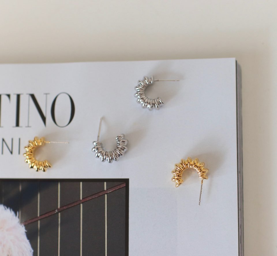 Kash Earrings in Silver